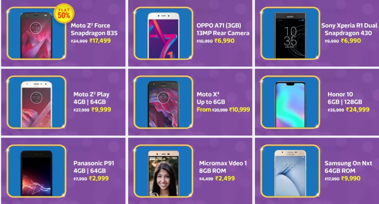 flipkart mobile deals of the day